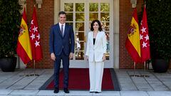 El presidente del Gobierno, Pedro Sánchez, y la presidenta de la Comunidad de Madrid, Isabel Díaz Ayuso.
EUROPA PRESS/J. Hellín. POOL / Europa Press