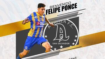 Alianza FC ya comienza a prepararse de cara al Torneo Clausura 2020 de El Salvador, por lo que anunci&oacute; al mexicano Felipe Ponce Ram&iacute;rez como nuevo fichaje del club.