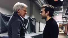 Harrison Ford se reune con Alden Ehrenreich el nuevo Han Solo.