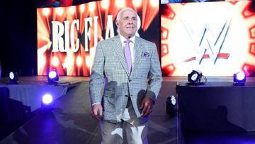 Ric Flair en una aparici&oacute;n en la WWE.