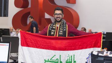 Hasan Al-Naser, de la Pe&ntilde;a Irak Blancos estuvo en AS. 