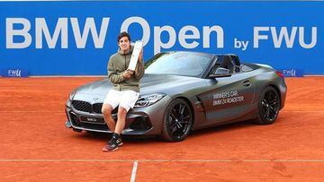 El BMW Z4, el auto que Cristian Garin ganó en el ATP de Munich