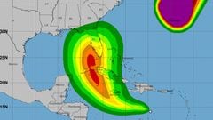 La depresión tropical 9, que se formó en el Caribe, podría llegar a Florida como un huracán categoría 3. Te explicamos cuándo llegaría y las zonas afectadas.