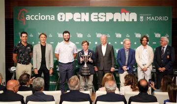 Presentación Acciona Open de España de golf.