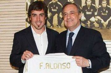 El piloto español es uno de los mayores fans que tiene el Real Madrid.