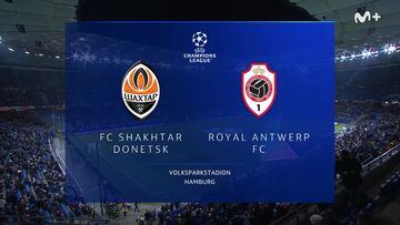 Resumen y gol del Shakhtar vs Amberes de la Champions League