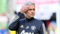 Mourinho, t&eacute;cnico del Manchester United.