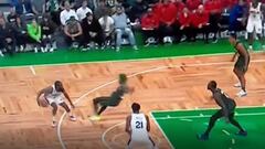 La jugada viral en el regreso de la NBA: tira lejos a su defensor y luego lanza así...