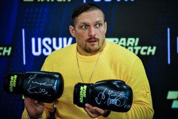 Ukrainian Heavyweight boxing champion Oleksandr Usyk 