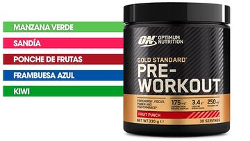 Pre-Workout Gold Standard de Optimum Nutrition.