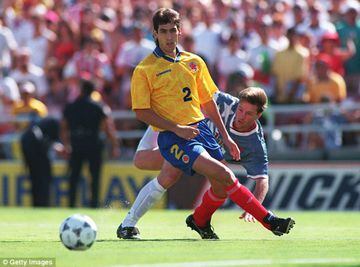 Andrés Escobar was tragically murdered upon his return to Colombia for scoring an own-goal against the USA, which contributed to his team's elimination from the tournament.