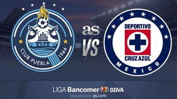 Puebla-Cruz Azul (0-2): Resumen del partido y goles