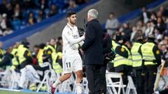 Ancelotti praised two-goal Karim Benzema and claimed that it “doesn’t matter to him” whether Marco Asensio stays or not.