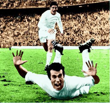 Amancio owned the right wing during his time as a Real Madrid player. Quick and skilful, he wore the white shirt from 1962 to 1976, winning nine LaLiga titles and one European Cup. He also left his mark on the club as a coach, bringing through a generatio