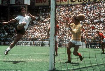 West Germany 3 (Beckenbauer 68, Seller 82, Mueller 108) England 2 (Mullery 31, Peters 49) -- after extra-time  The Germans avenged their Wembley defeat by coming back from two-goals down to reach the 1970 World Cup semi-finals where they lost to Italy.  M