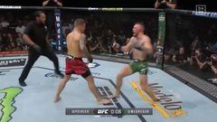 El vídeo del combate entre McGregor y Porier: una dolorosa fractura de tibia