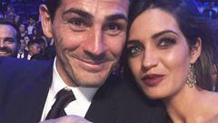 Iker Casillas y Sara Carbonero en la gala de los Premios Dragones de Oro.