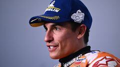 Phillip Island (Australia), 15/10/2022.- Marc Marquez of Spain riding for Repsol Honda Team speaks during a press conference following the MotoGP race at the Australian Motorcycle Grand Prix at the Phillip Island Grand Prix Circuit on Phillip Island, Victoria, Australia, 16 October 2022. (Motociclismo, Ciclismo, España) EFE/EPA/JOEL CARRETT AUSTRALIA AND NEW ZEALAND OUT
