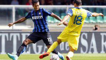 Guar&iacute;n es pieza clave en el medio campo del Inter.