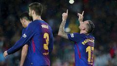 1x1 del Barça: Alcácer se sube con sus goles al 600 de Messi