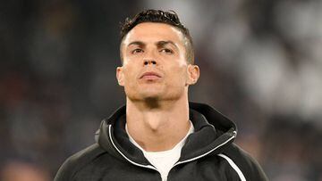 Juventus&#039; Cristiano Ronaldo before the match 