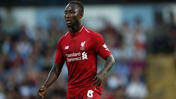 Liverpool's Naby Keita carried off injured in Guinea match