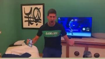 Djokovic, totalmente loco con el final del Portugal-Serbia