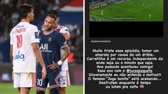 PSG: Neymar laments the end of 'Jogo Bonito' after Paquetá card