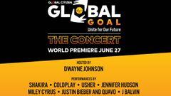 Global Goal The Concert: How and where to watch - times, online