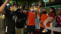 De Colo Colo y la U: ¡chilenos llegaron a apoyar a la Roja en Río!