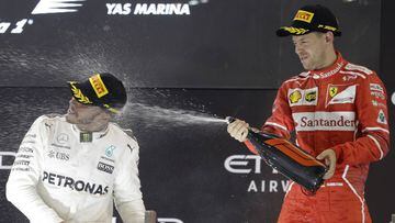 Las relaciones entre Vettel y Hamiltol mejoraron tras Bak&uacute;.