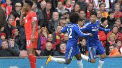 Diego Costa entreg&oacute; el gol del triunfo a Chelsea sobre Liverpool.
