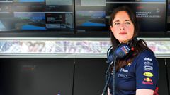 Hannah Schmitz, jefa de estrategia del equipo Red Bull.