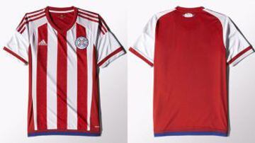 Paraguay no modificará su uniforme para la edición 2016 del trofeo continental. 
