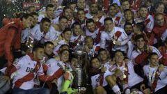River Plate celebra la obtenci&oacute;n de su tercera copa continental.