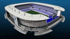 Plano del estadio que tendr&iacute;a Millonarios hace 12 a&ntilde;os en Bogot&aacute;