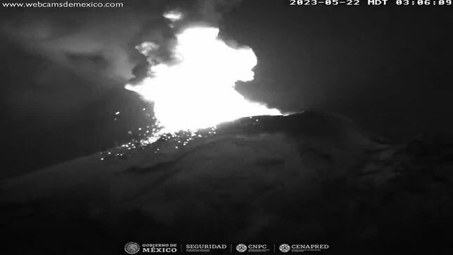 The stunning video that shows 3 hours of Popocatépetl eruption activity in 30 seconds