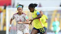 GOA, INDIA - OCTOBER 18: Linda Lizeth Caicedo Alegria of Colombia in action during the FIFA U-17 Women's World Cup 2022 Group C, match between Colombia and Mexico at Pandit Jawaharlal Nehru Stadium on October 18, 2022 in Goa, India. (Photo by Masashi Hara  - FIFA/FIFA via Getty Images)
