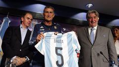 Argentina coach Bauza is in Barcelona, hoping to woo Messi