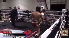 Hijo de una leyenda de la UFC y la MMA hace este KO en 5 segundos para reventar al rival