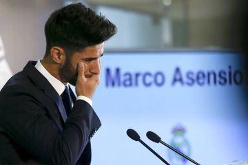 An emotional Asensio captured the hearts of the Real Madrid fans at his presentation.