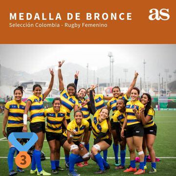 La Selección Colombia de rugby se quedó con la medalla de bronce en los Juegos Panamericanos de Lima 2019. 