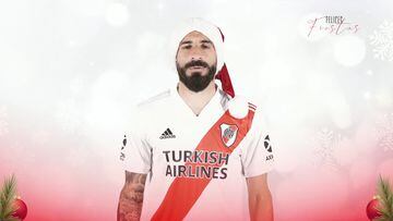 El mensaje de Navidad de Borré, Carrascal, Armani y River Plate