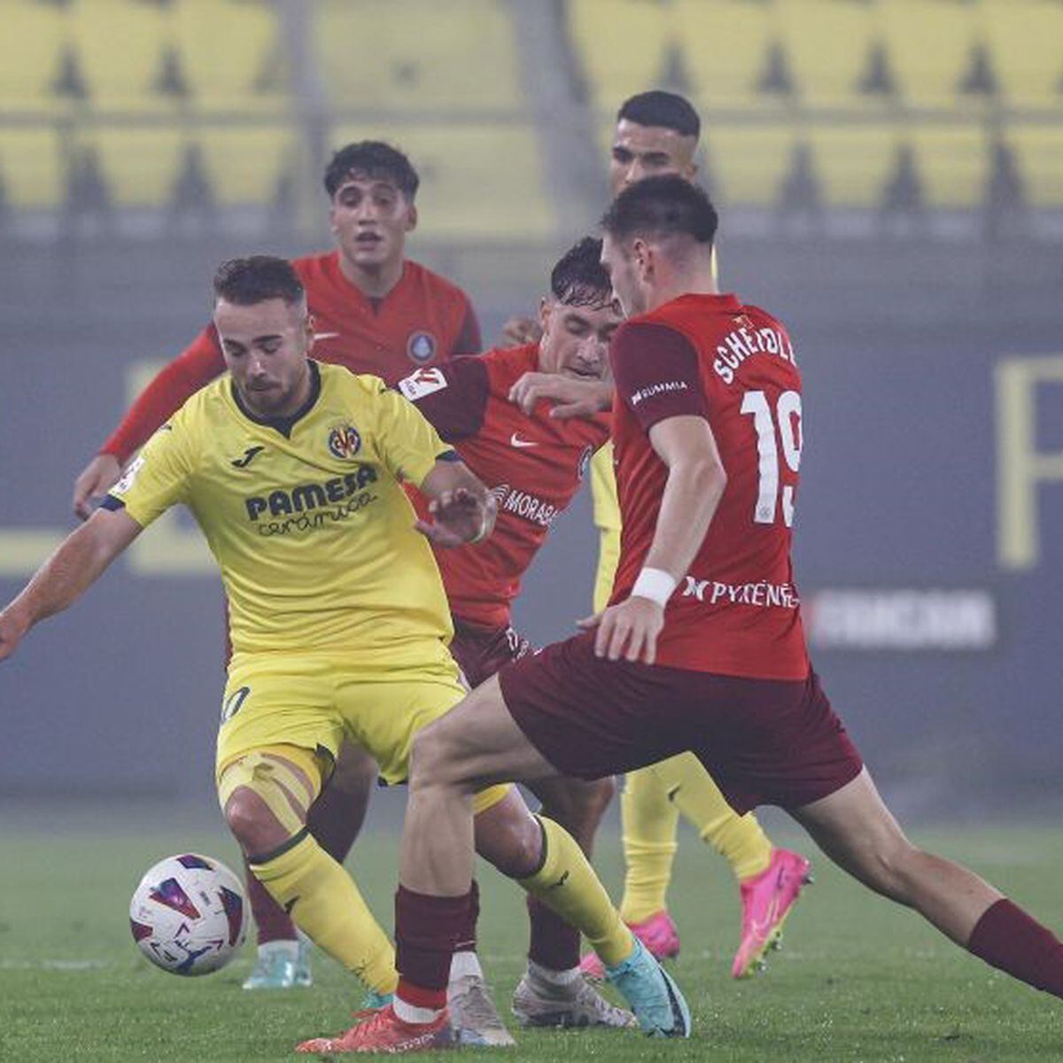 Estadísticas de villarreal b contra fc andorra