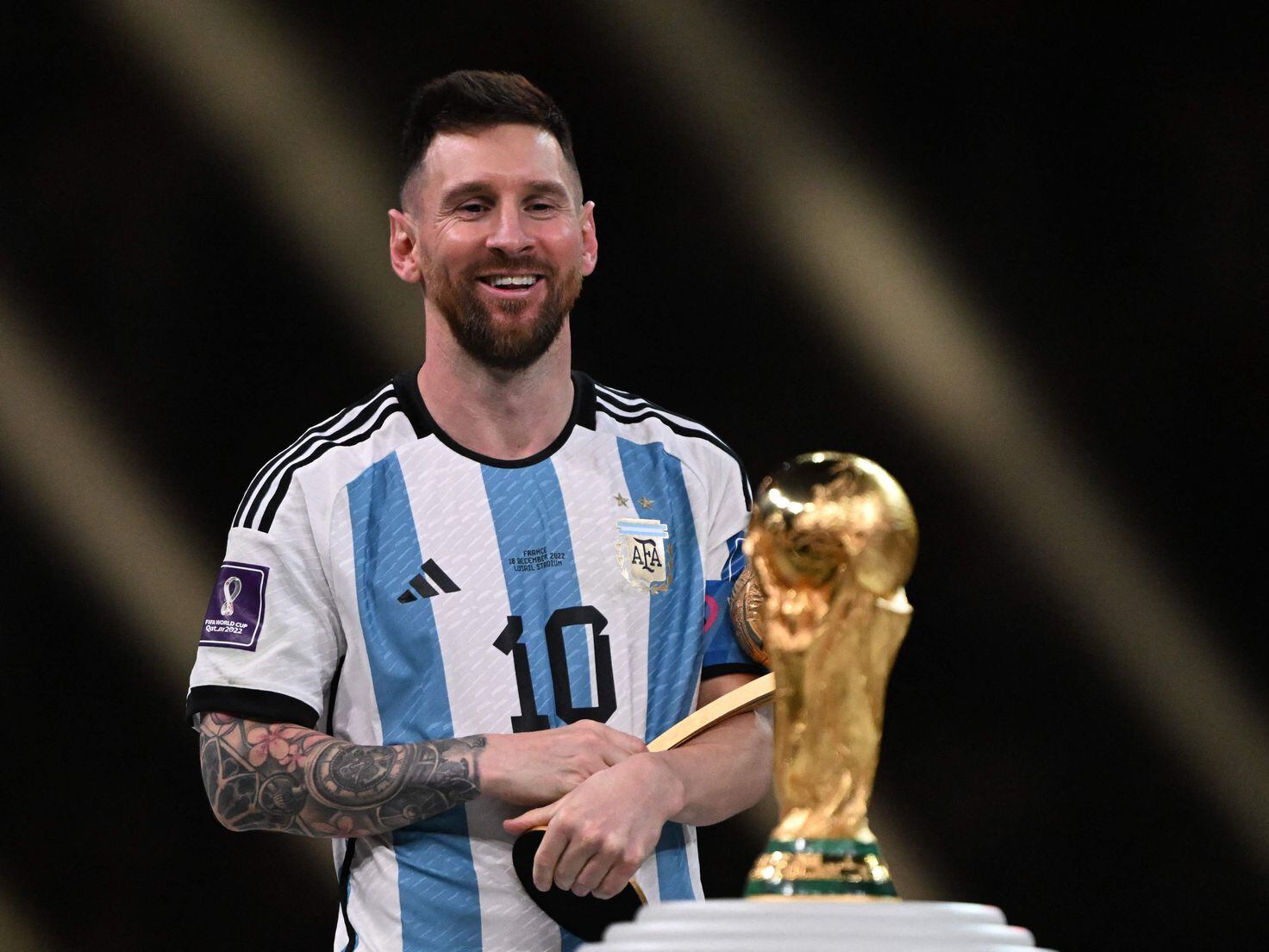 Argentina's Lionel Messi says he wants to continue 'living a few more games  being world champion