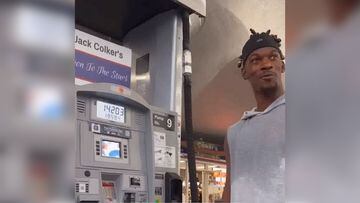 You know gas prices have gotten out of control when someone whose salary is $45,183,960 a year is complaining about them. Watch the Heat star's reaction.