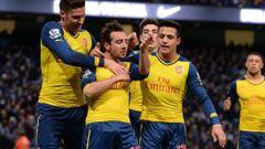 Alexis S&aacute;nchez lidera la eficiente delantera de Arsenal esta temporada.
