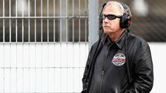 MONTMELO, SPAIN - FEBRUARY 28:  Haas F1 Founder and Chairman Gene Haas watches the action from the pit wall during day two of Formula One winter testing at Circuit de Catalunya on February 28, 2017 in Montmelo, Spain.  (Photo by Mark Thompson/Getty Images)