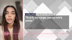 Joana Sanz: “Yo no voy a juzgar a Alves”