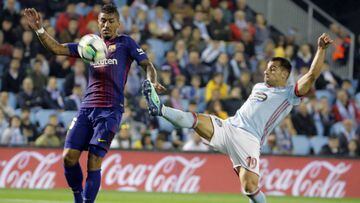 El Celta le empata al líder Barça con un gol con la mano